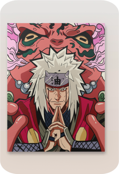 Naruto Metal Poster