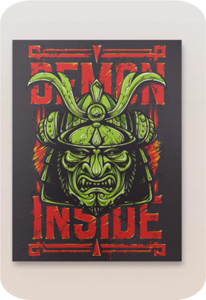 Demon Metal Poster