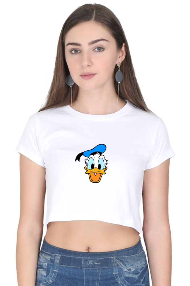 Women's Donald Duck Crop Top