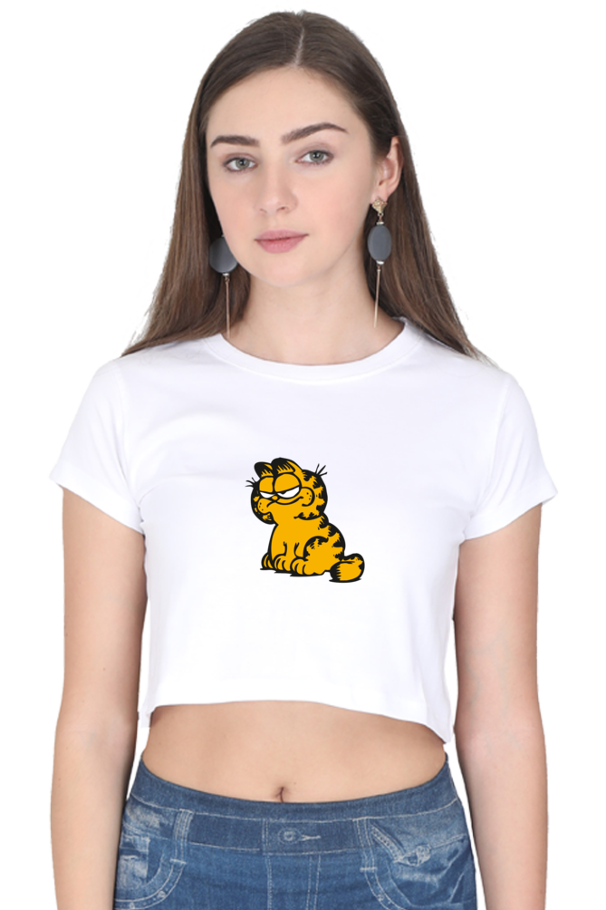 Women's Garfield Graphic Crop Top