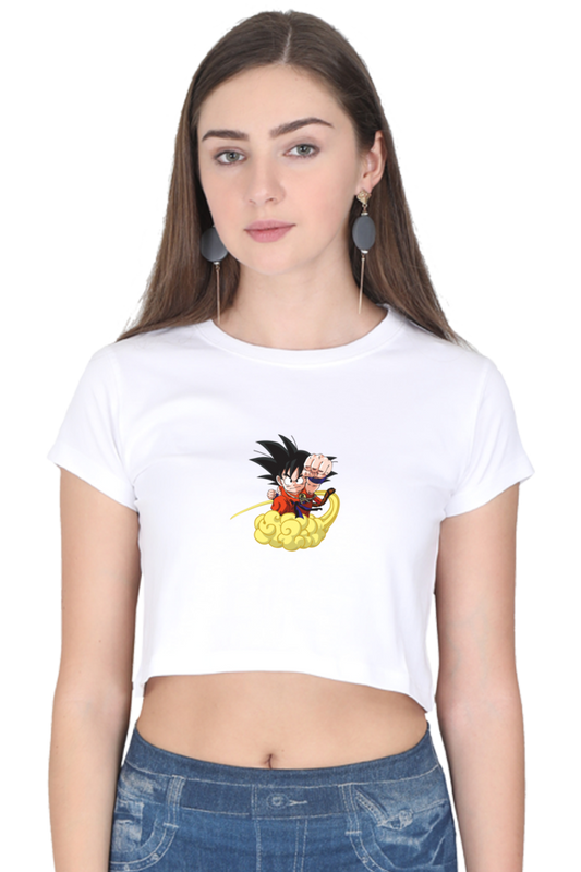 Women's Goku Graphic Crop Top