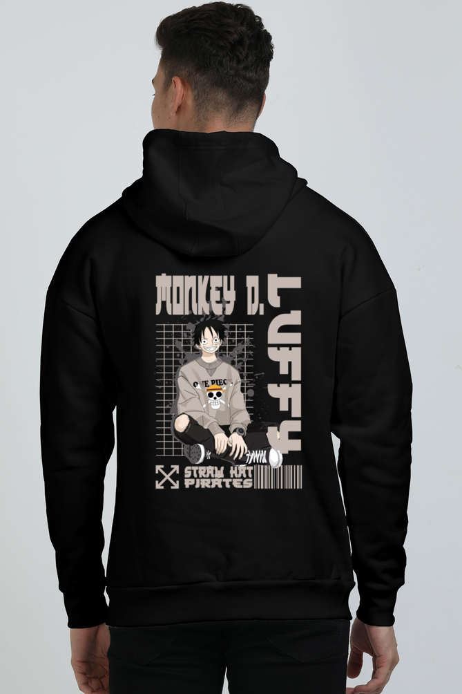 Unisex Luffy Oversized Hooded Sweatshirt