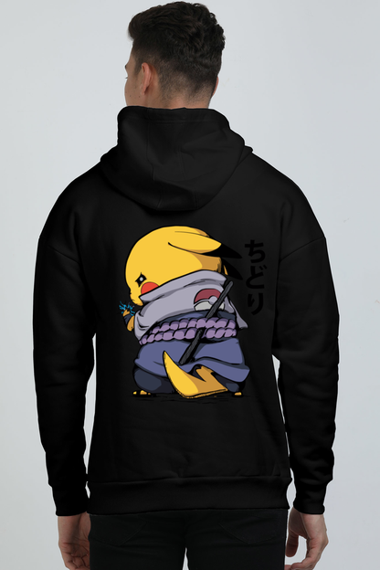 Unisex Pikachu x Naruto Oversized Hooded Sweatshirt