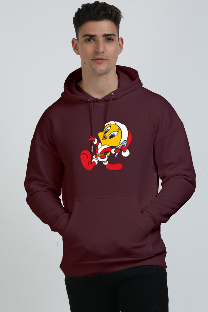 Unisex Tweety Oversized Hooded Sweatshirts