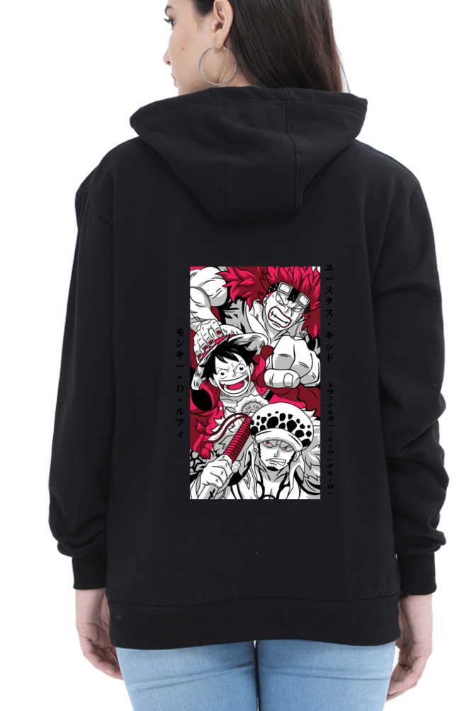 Women's One Piece Graphic Printed Hooded Sweatshirt