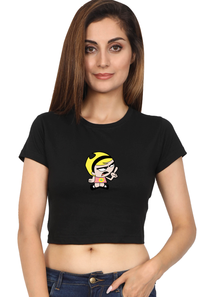 Women's Mandy Graphic Crop Top