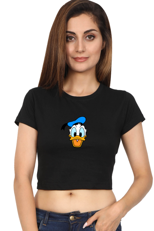 Women's Donald Duck Crop Top