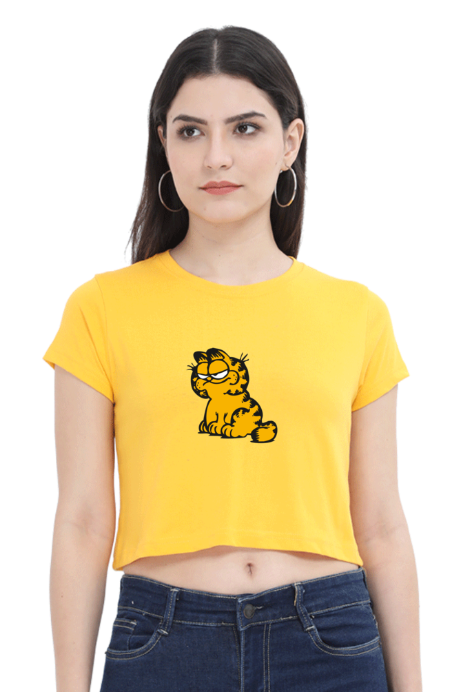 Women's Garfield Graphic Crop Top