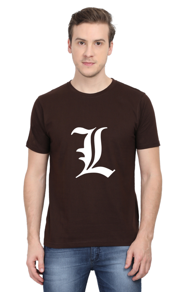 Men's L Death Note Half Sleeve T-shirt