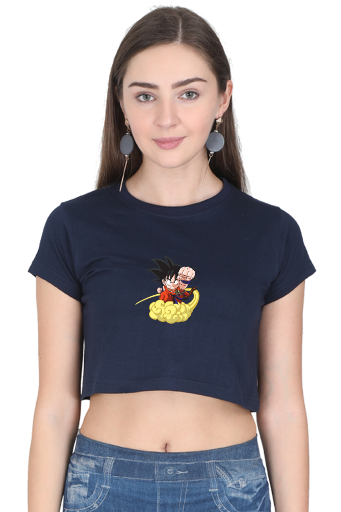 Women's Goku Graphic Crop Top