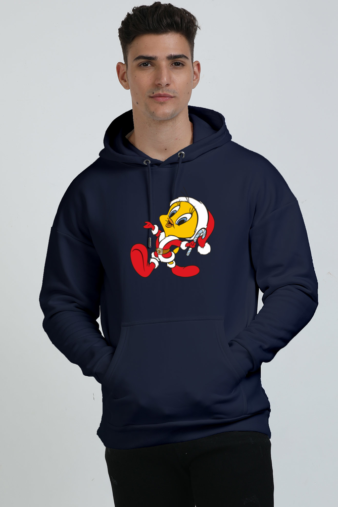 Unisex Tweety Oversized Hooded Sweatshirts