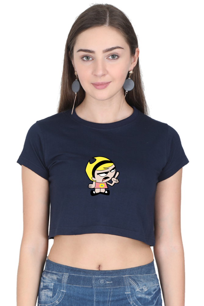 Women's Mandy Graphic Crop Top