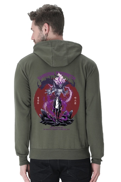 Unisex Solo Leveling The Shadow Monarch Hooded Sweatshirt