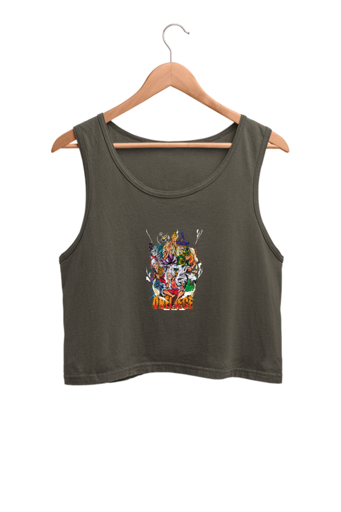 Women's One Piece Graphic Printed Crop Tank Top