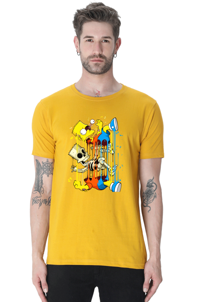 Men's The Simpsons Half Sleeve T-shirt