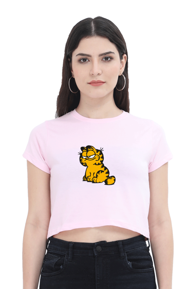 Women's Garfield Graphic Crop Top