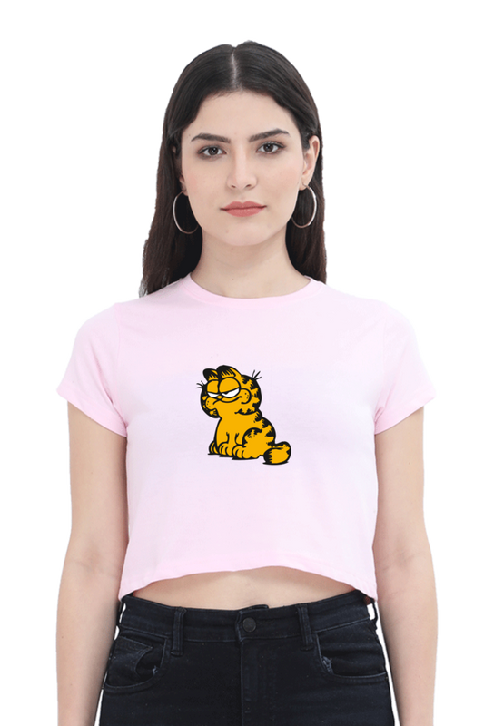 Women's Garfield Graphic Crop Top