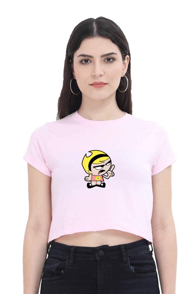 Women's Mandy Graphic Crop Top