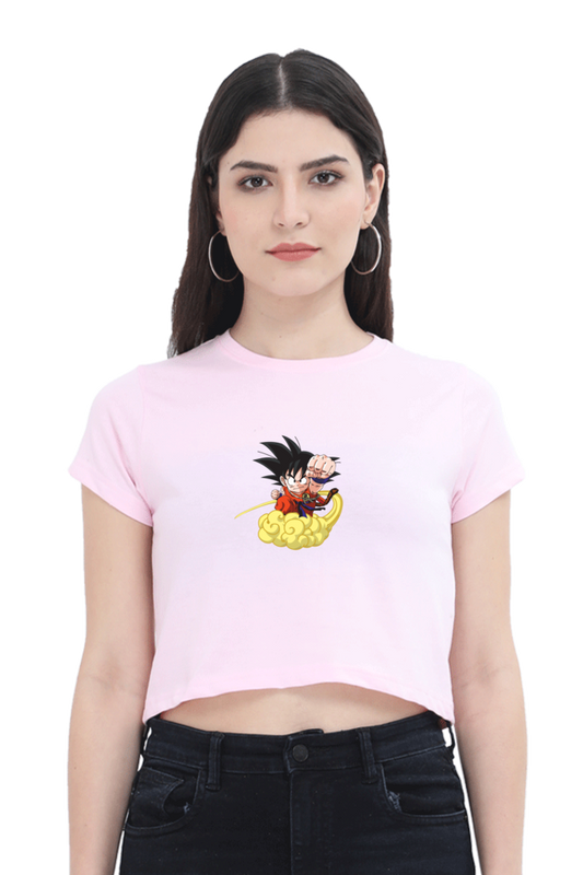 Women's Goku Graphic Crop Top