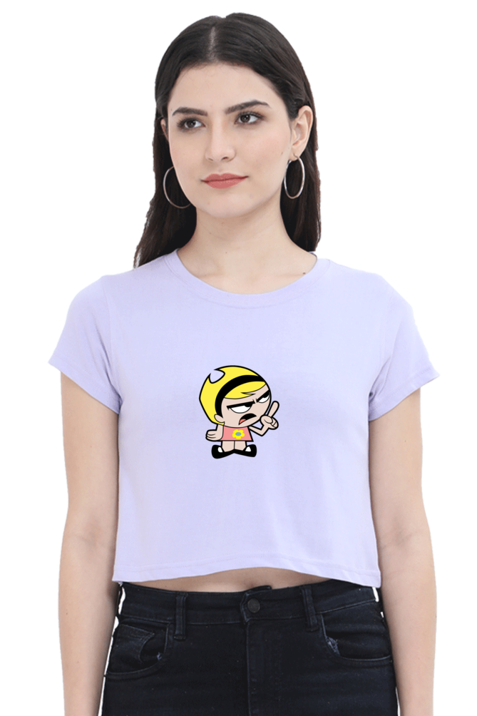 Women's Mandy Graphic Crop Top