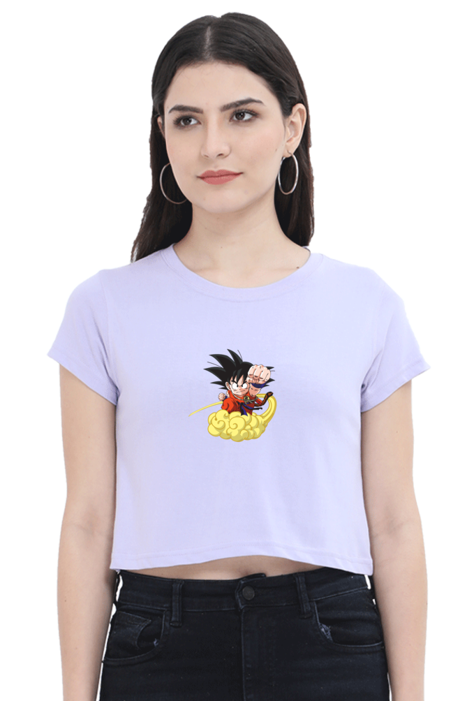 Women's Goku Graphic Crop Top