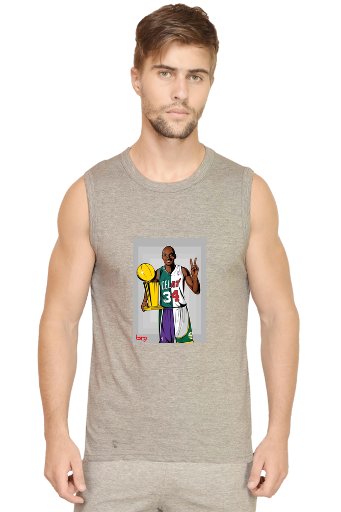 Men's NBA Graphic Printed Sleeveless Tank Top Gym Vest