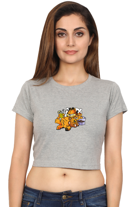 Women's Garfield Graphic Crop Top