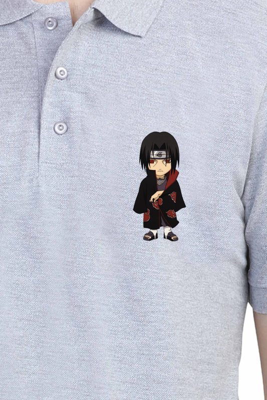 Men's Itachi Print Polo Half Sleeve