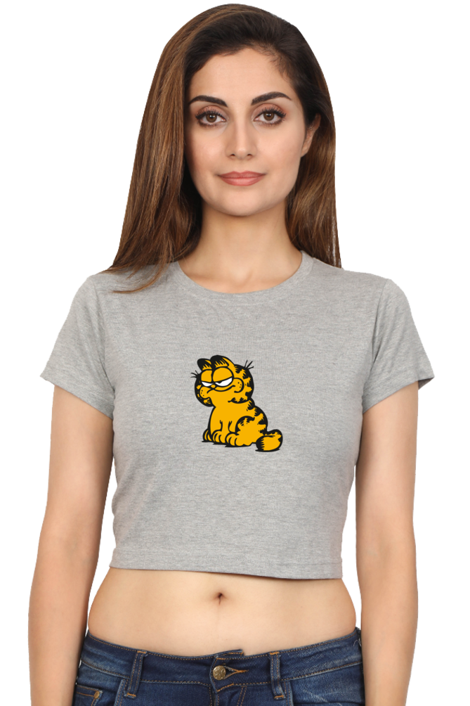 Women's Garfield Graphic Crop Top