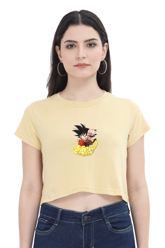 Women's Goku Graphic Crop Top