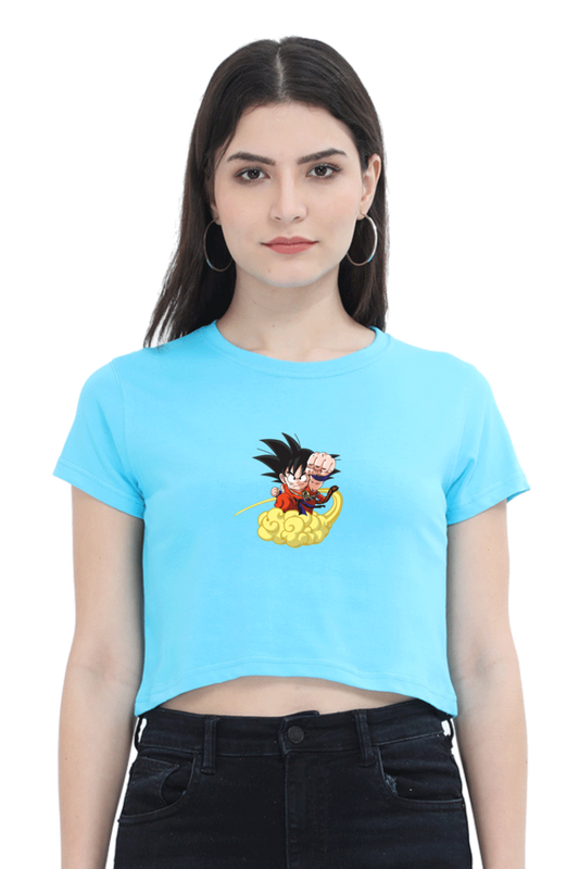 Women's Goku Graphic Crop Top