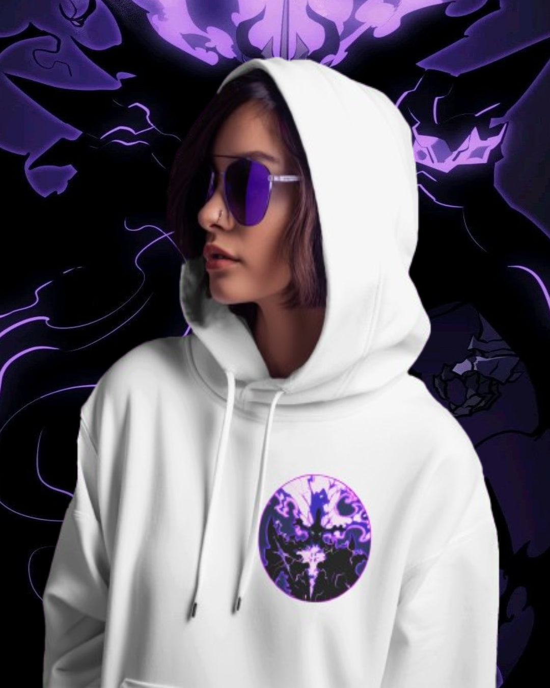 Unisex Solo Leveling Oversized Hooded Sweatshirt