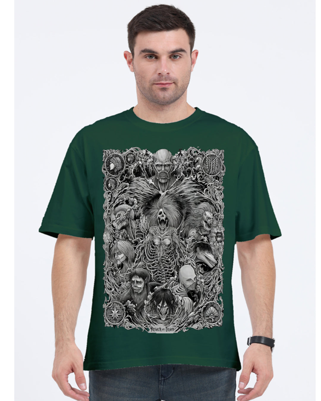 Unisex Attack On Titan Oversized T-shirt