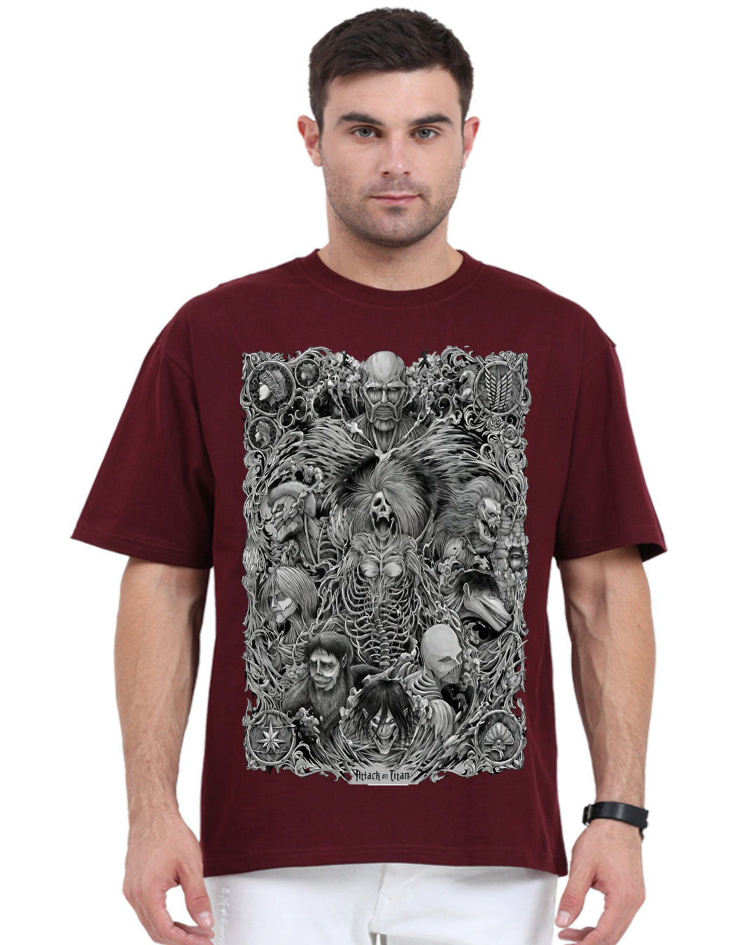 Unisex Attack On Titan Oversized T-shirt