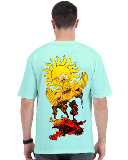 Unisex Luffy Sun God Oversized T-shirt