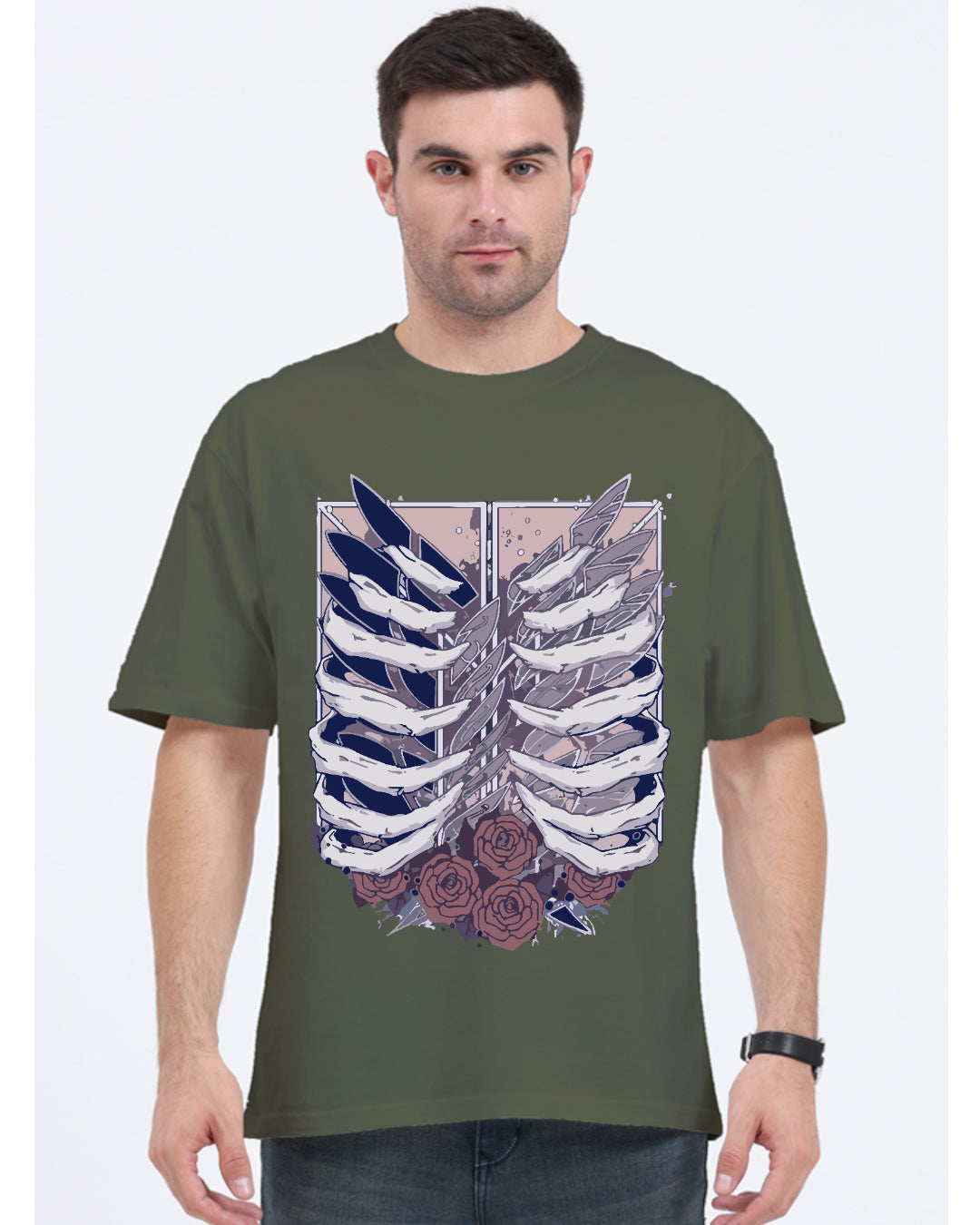 Unisex Attack On Titan Oversized T-shirt