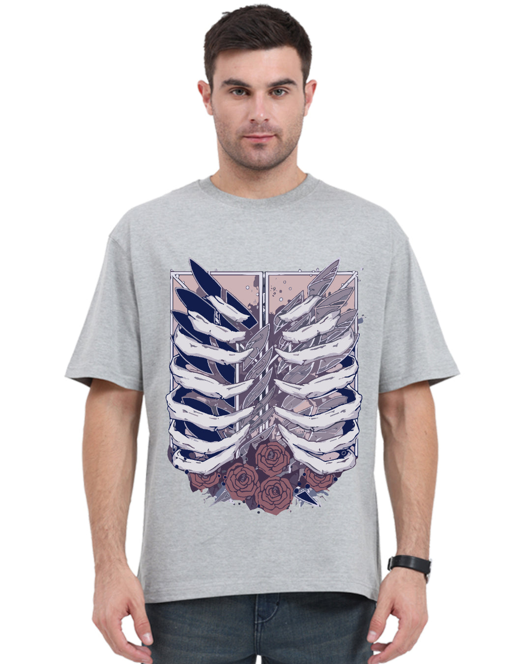 Unisex Attack On Titan Oversized T-shirt