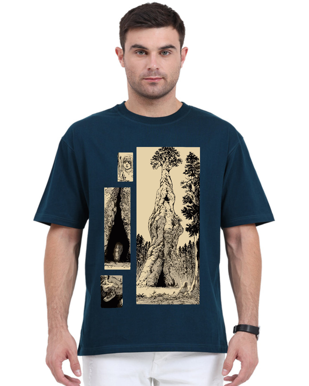 Unisex Attack On Titan Oversized T-shirt