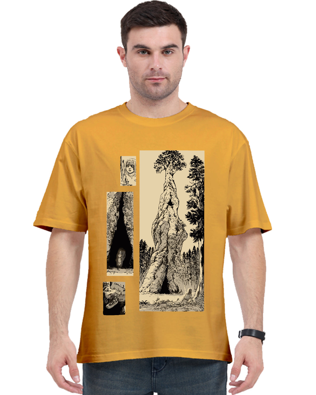 Unisex Attack On Titan Oversized T-shirt