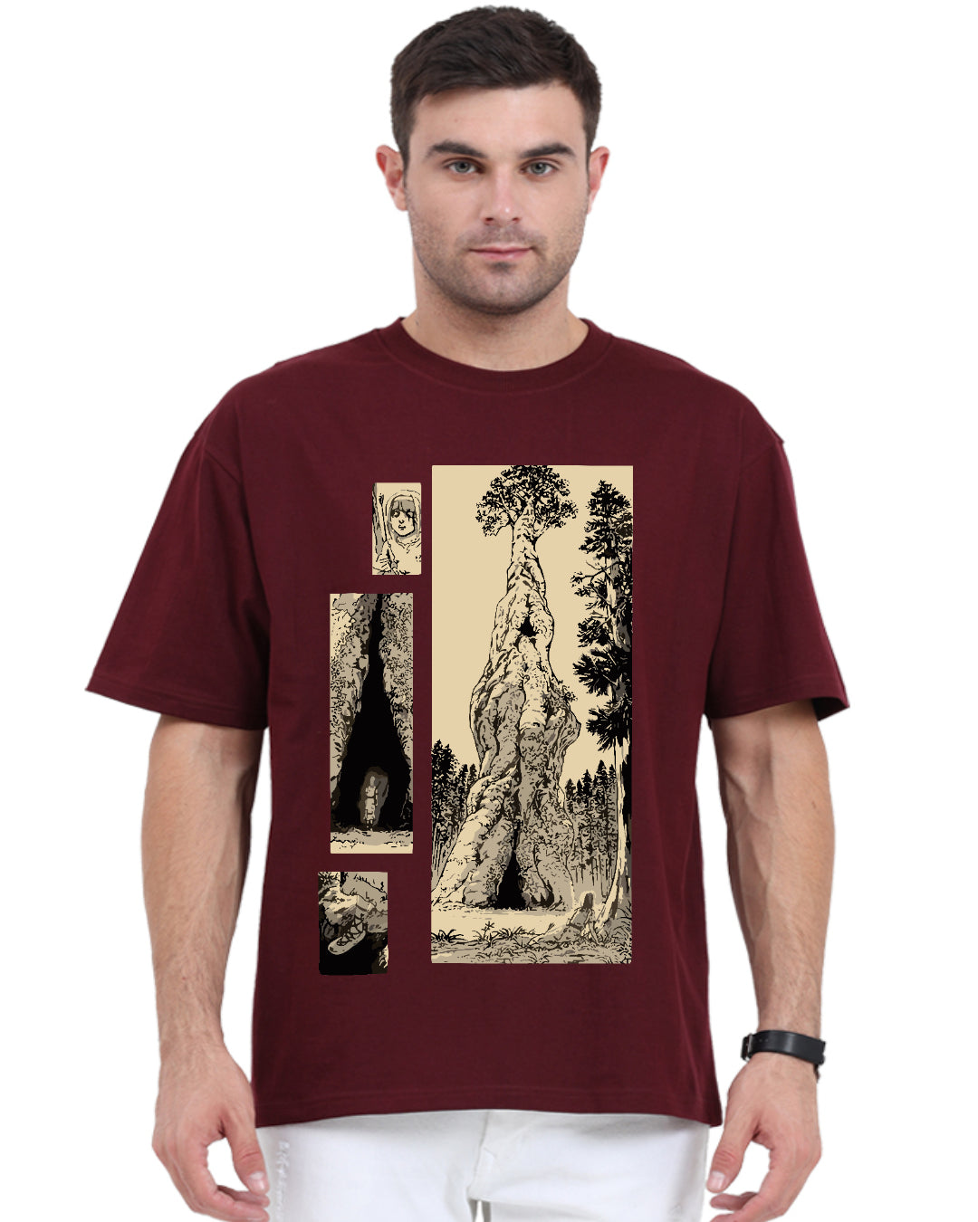 Unisex Attack On Titan Oversized T-shirt