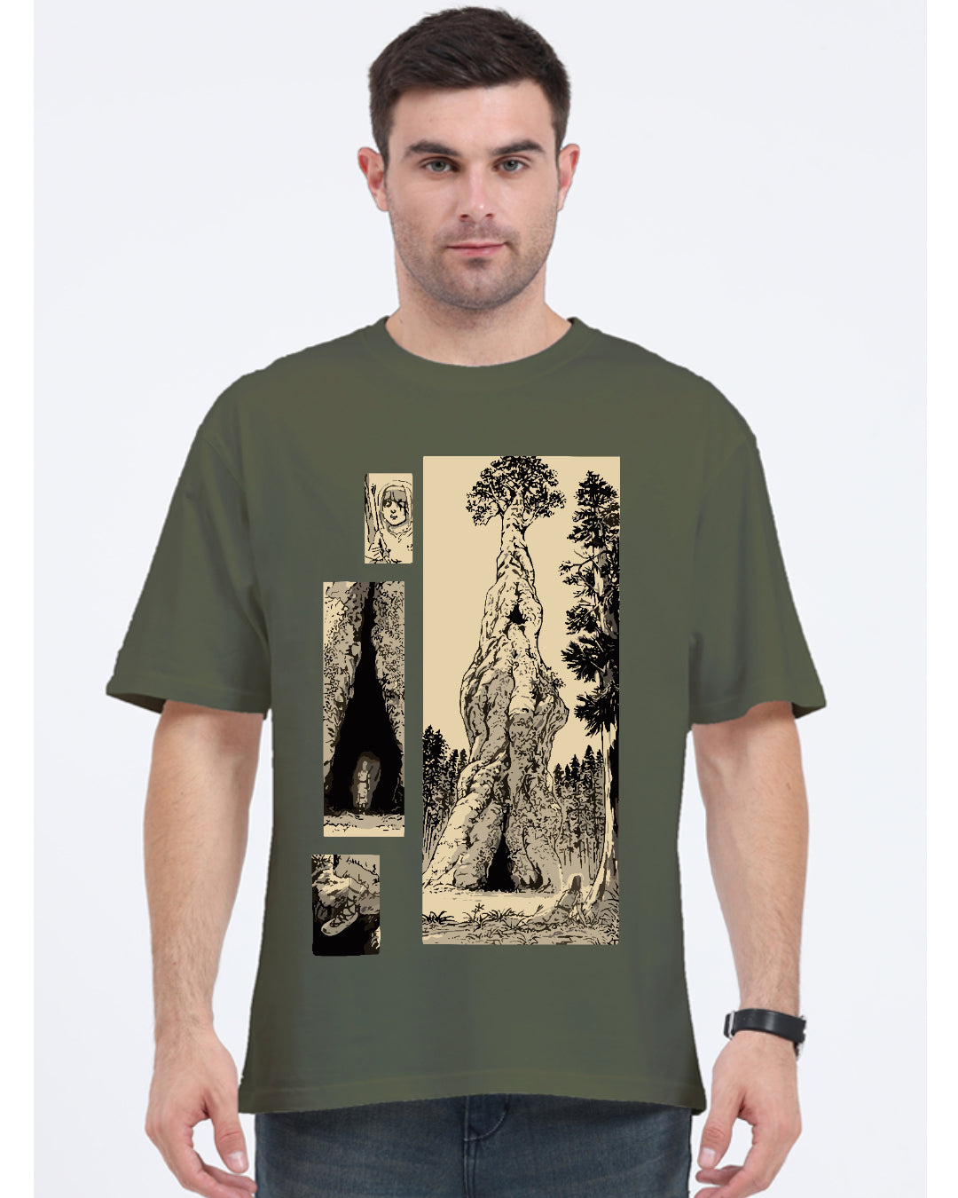 Unisex Attack On Titan Oversized T-shirt