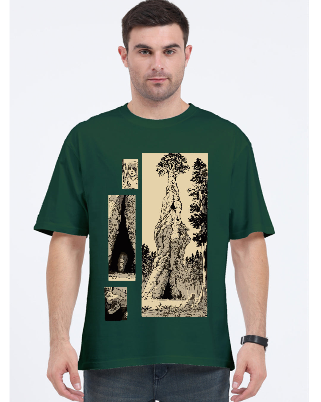 Unisex Attack On Titan Oversized T-shirt