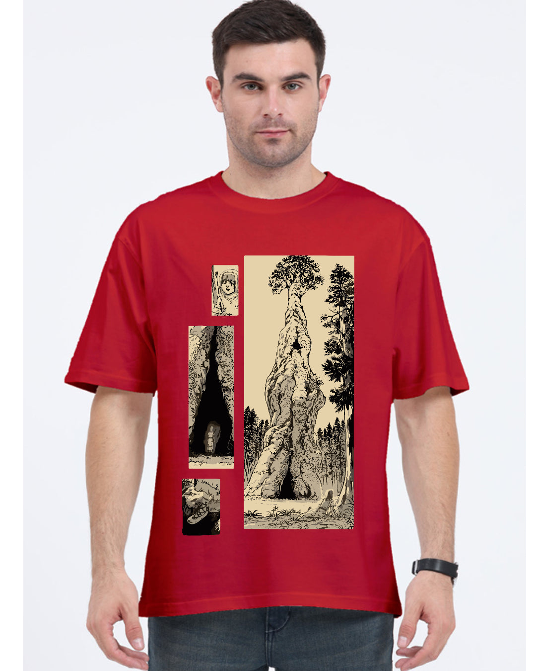 Unisex Attack On Titan Oversized T-shirt