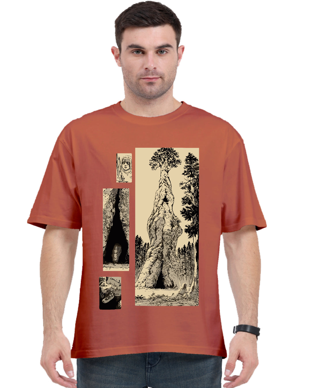 Unisex Attack On Titan Oversized T-shirt