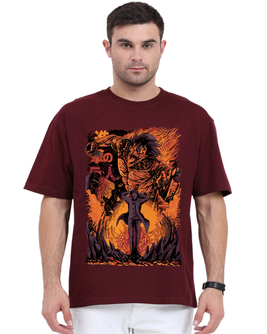 Unisex Attack On Titan Oversized T-shirt