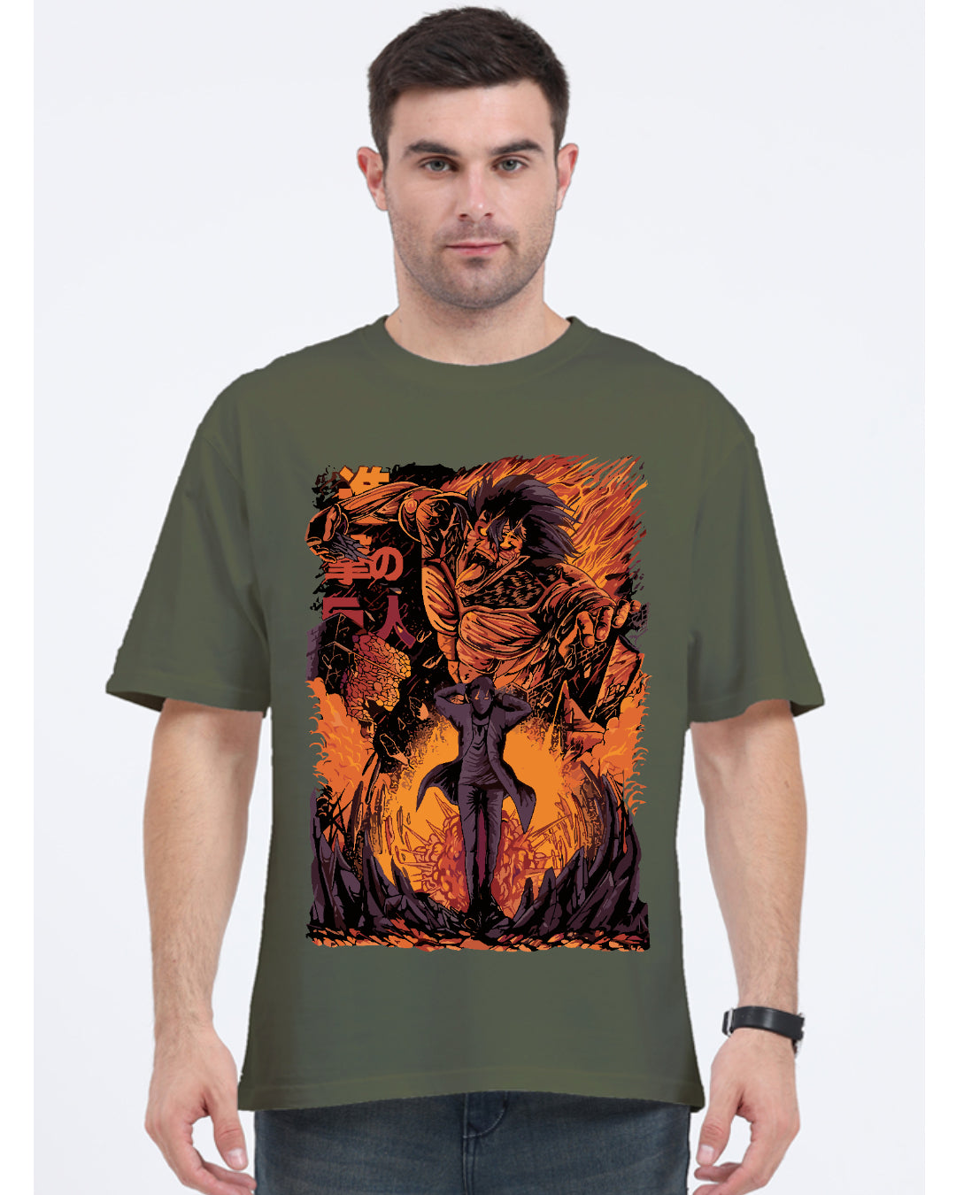 Unisex Attack On Titan Oversized T-shirt