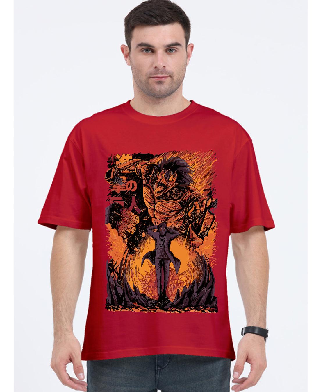 Unisex Attack On Titan Oversized T-shirt