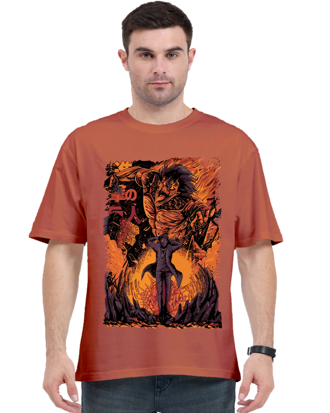 Unisex Attack On Titan Oversized T-shirt