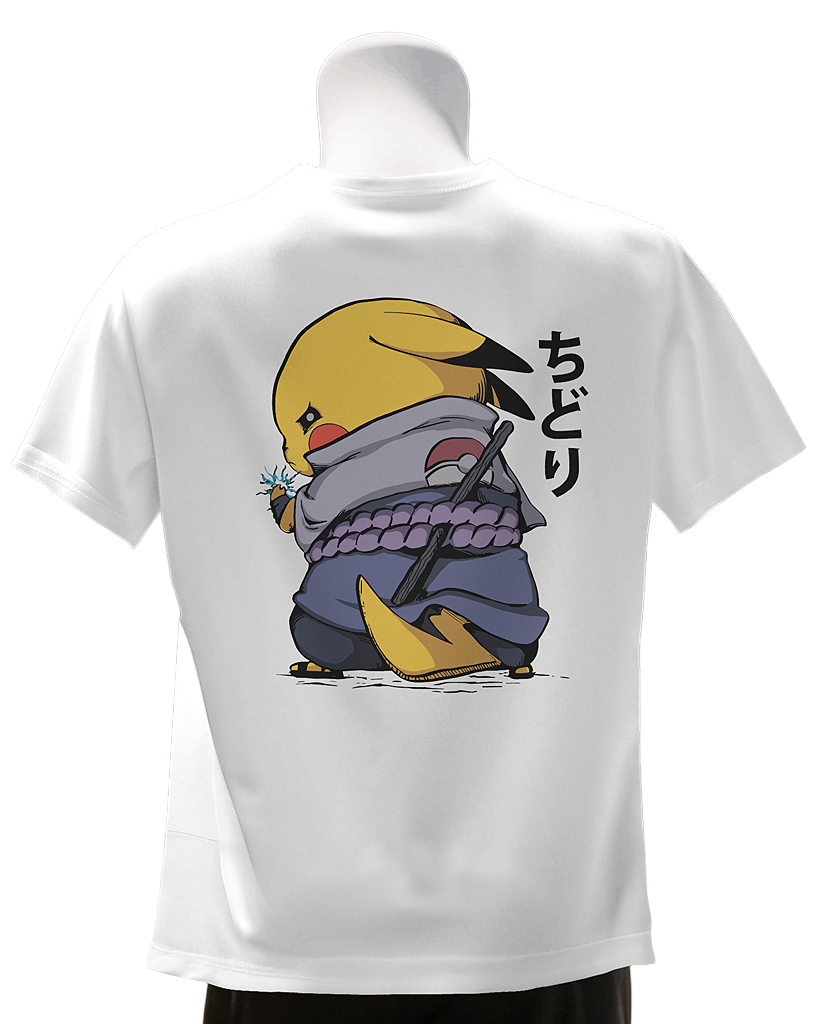Unisex Pikachu x Sasuke Oversized T-shirt