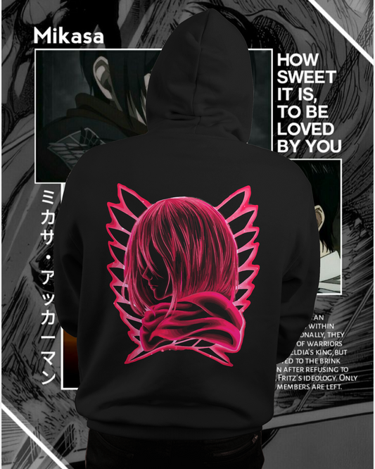 Unisex Mikasa Hooded Sweatshirt